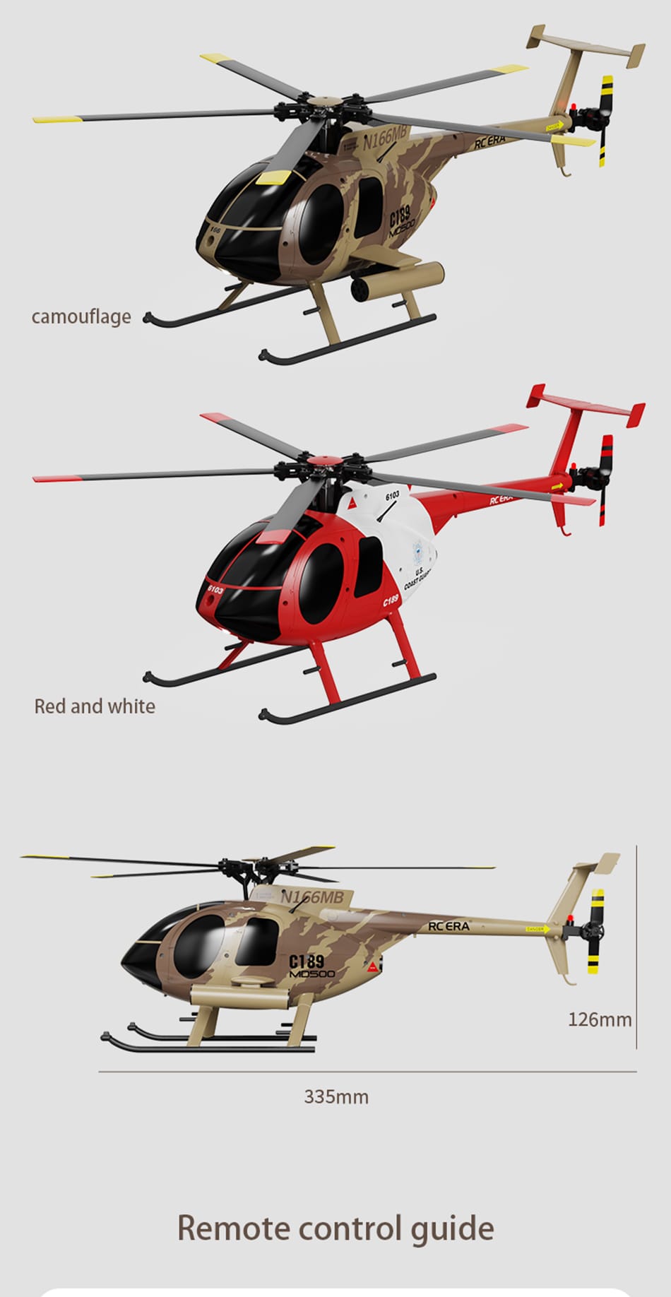 RC ERA C189 MD500 - RC Helikopter