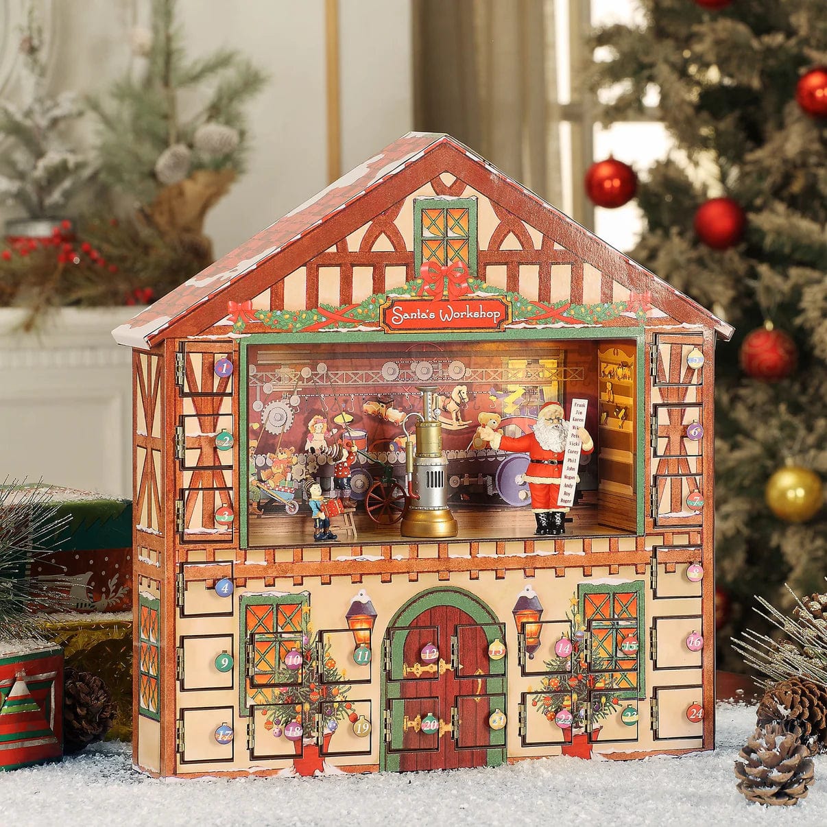 Mr. Christmas Animated Advent House