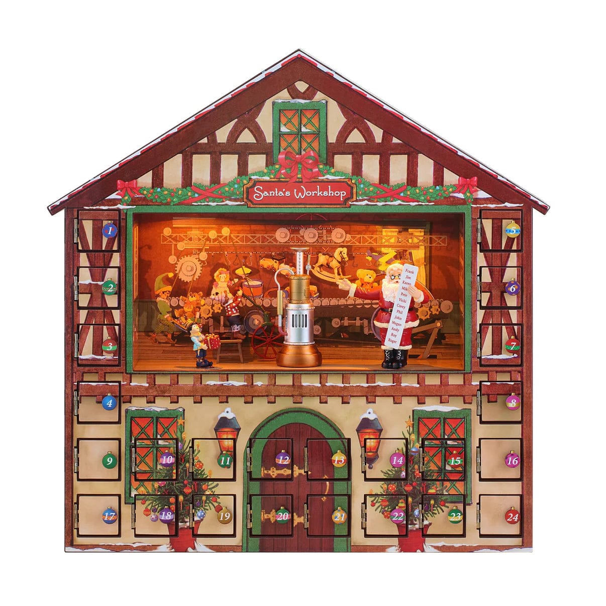 Mr. Christmas Animated Advent House