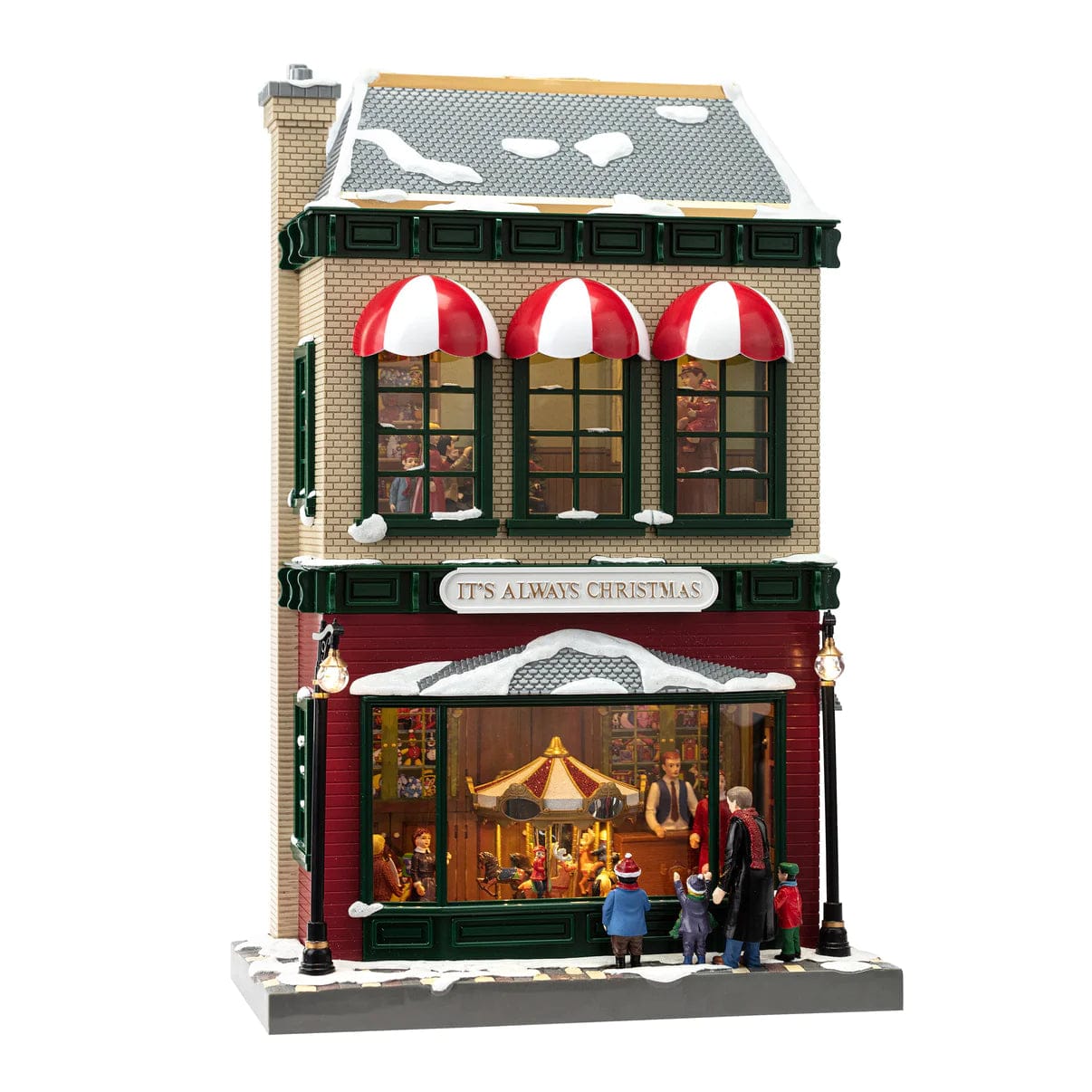 Mr. Christmas Deluxe Animated Village Stores