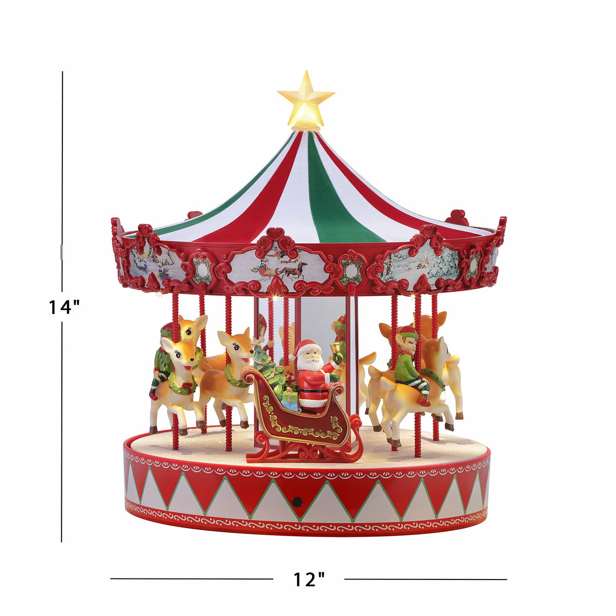Vintage Carousel 🎠 - 33cm