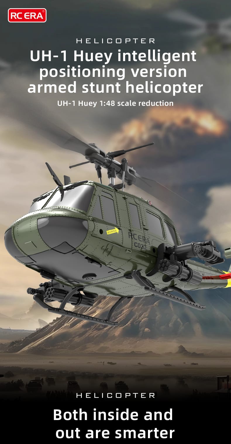 RC ERA C032 UH1 Green - RC Helikopter