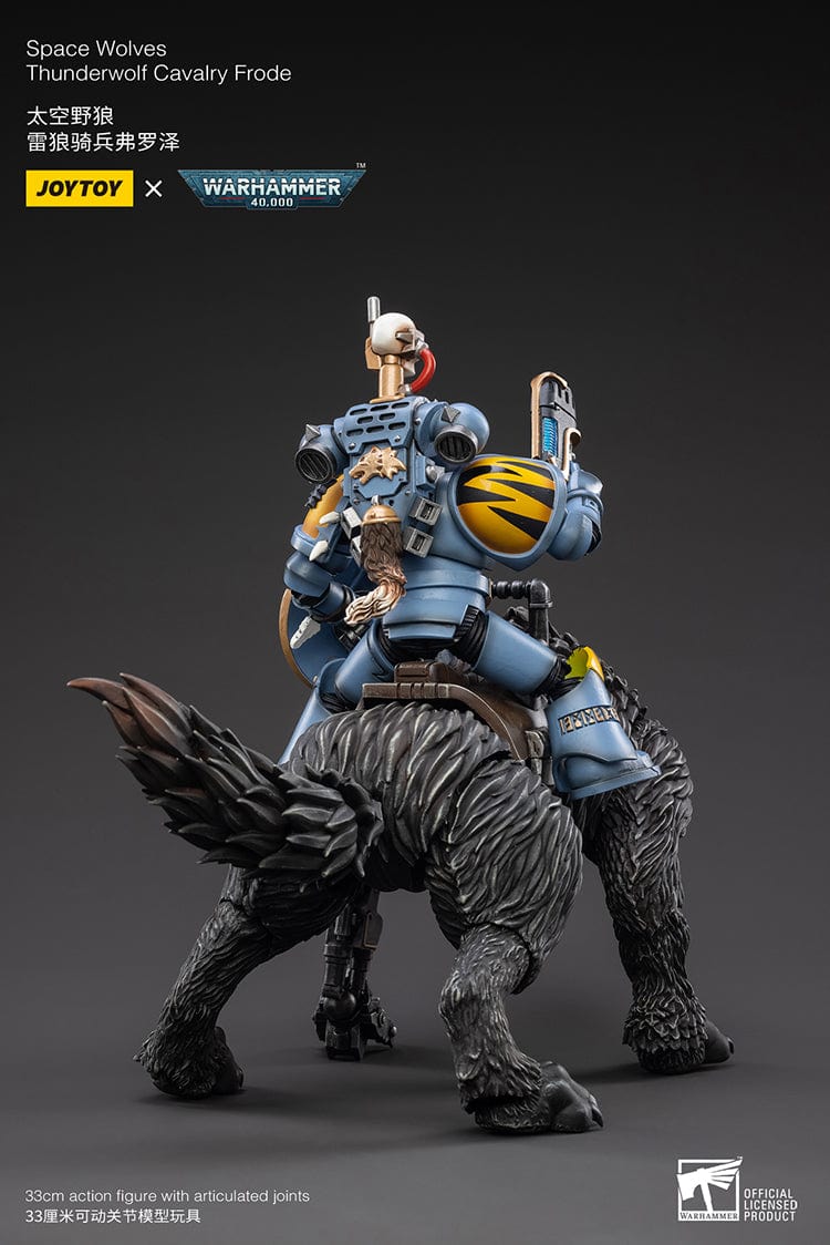 JoyToy Action Figure Warhammer 40K Space Wolves Thunderwolf Cavalry Frode