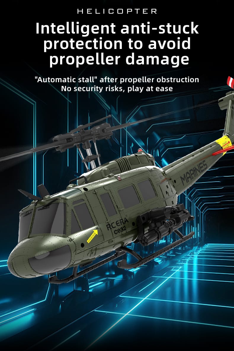 RC ERA C032 UH1 Green - RC Helikopter