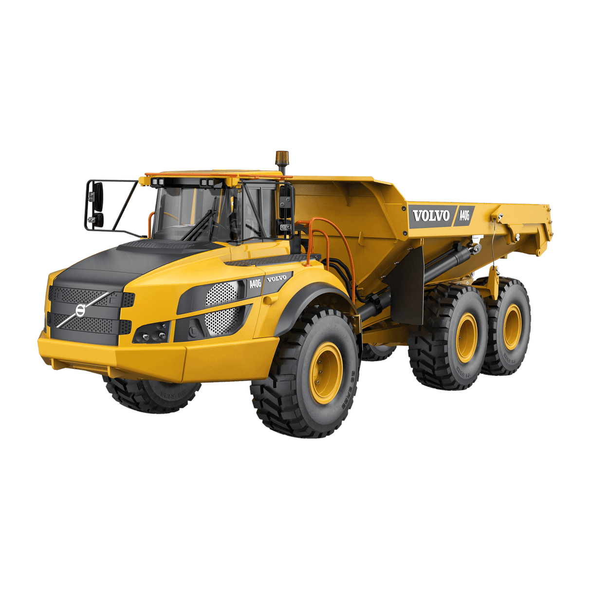 1/16 Volvo A40G RC Kaya Kamyonu - Hidrolikli