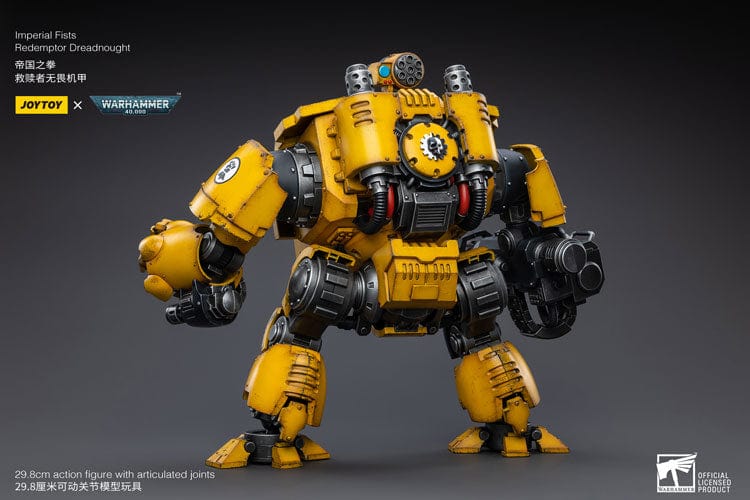 JoyToy Action Figure Warhammer 40K Imperial Fists Redemptor Dreadnought Lagos Gunthatoz