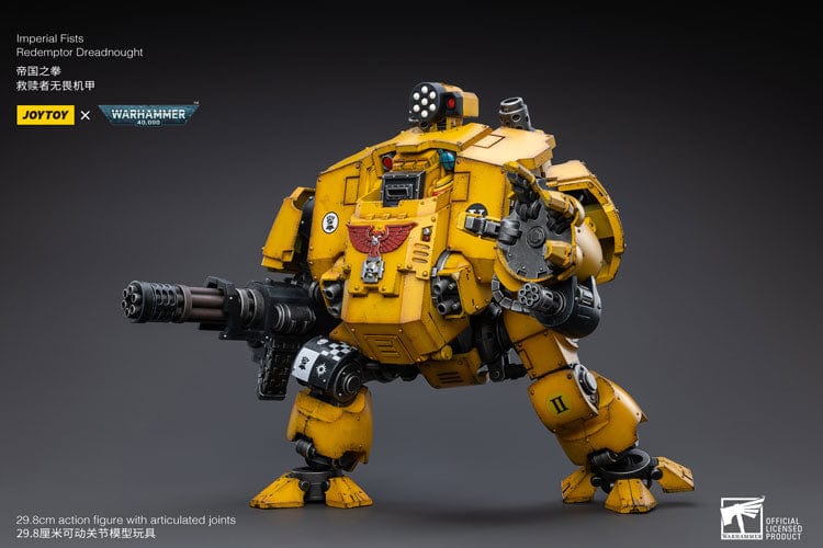 JoyToy Action Figure Warhammer 40K Imperial Fists Redemptor Dreadnought Lagos Gunthatoz