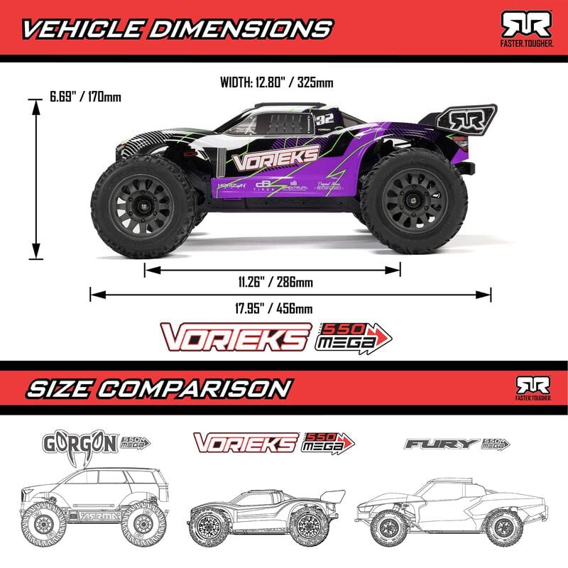 ARRMA RC 1/10 Vorteks 2WD RTR