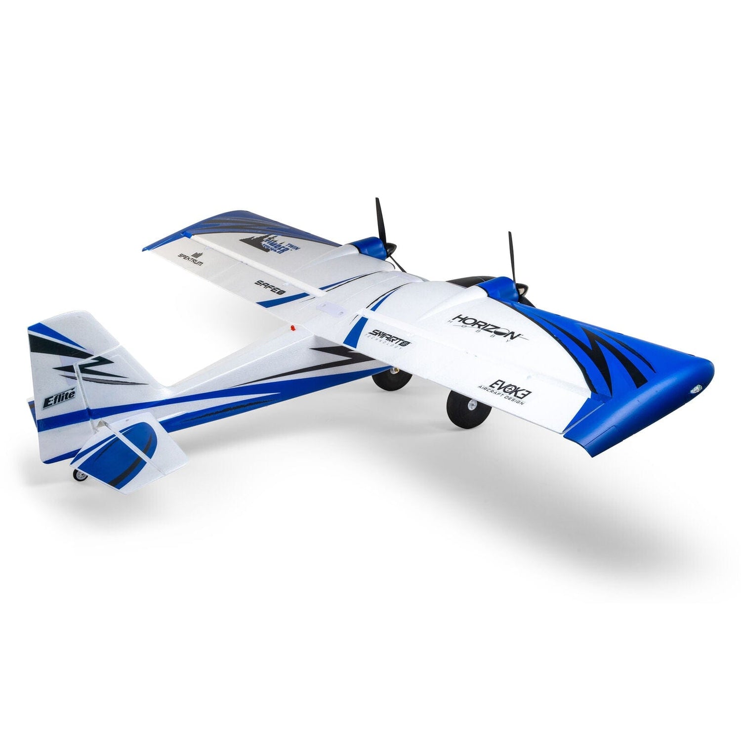 E-flite Twin Timber 1.6m BNF Basic - AS3X/SAFE Select