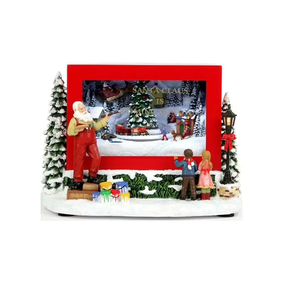 New Year Stories Santa's Snow Scene
