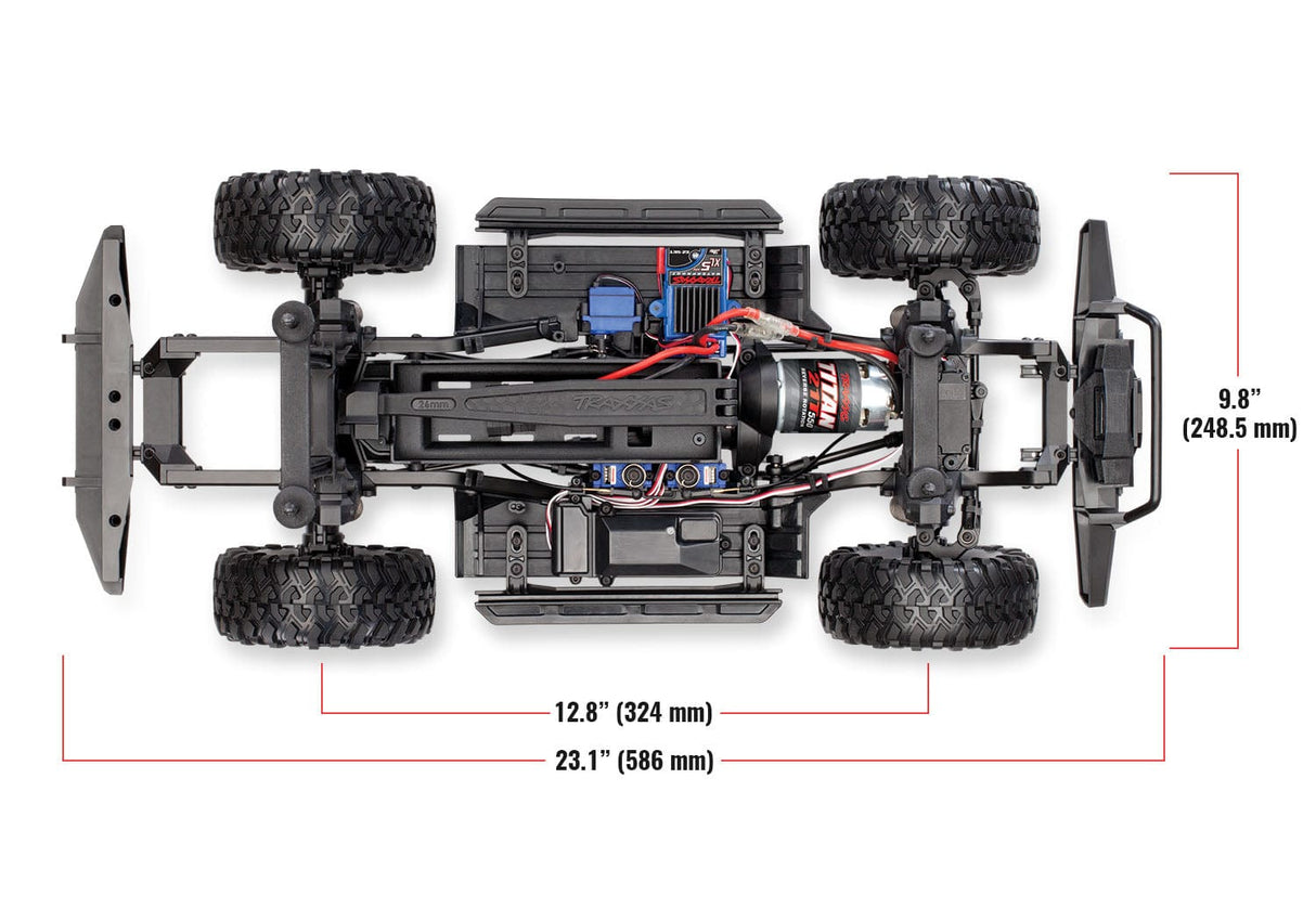 Traxxas TRX-4 Land Rover Defender - Black Edition (3S Combo Paket)