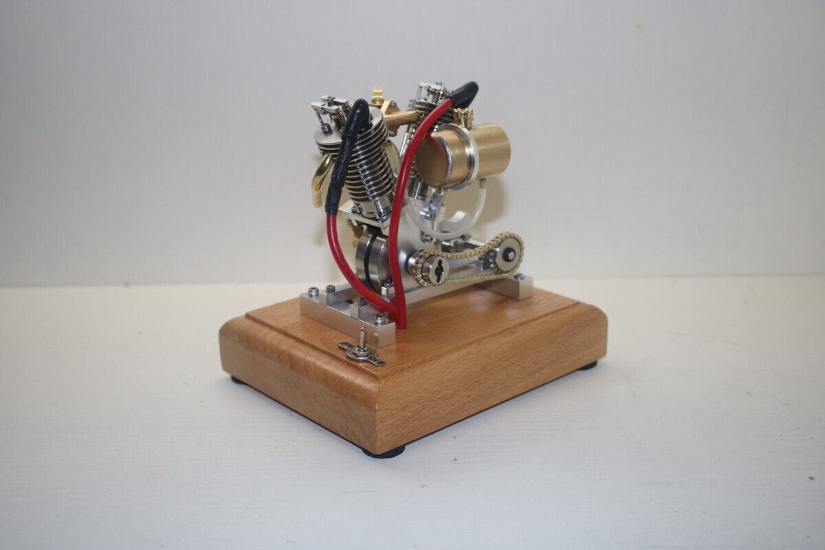 Microcosm V-Twin Mini Hoglet Benzinli Motor