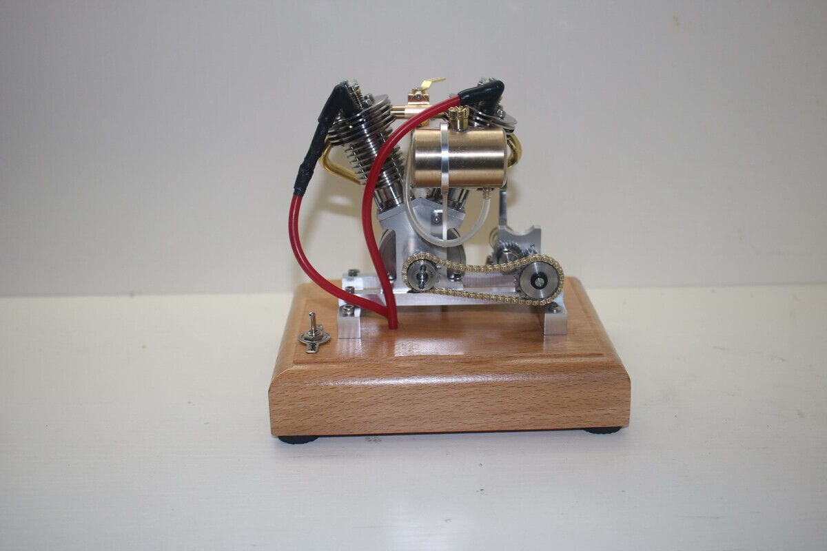 Microcosm V-Twin Mini Hoglet Benzinli Motor