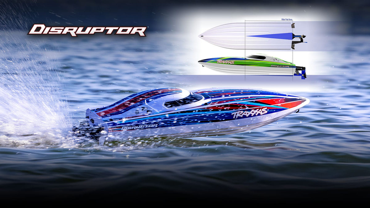 Traxxas Disruptor VXL-4S - 66 cm Deep-V gövde