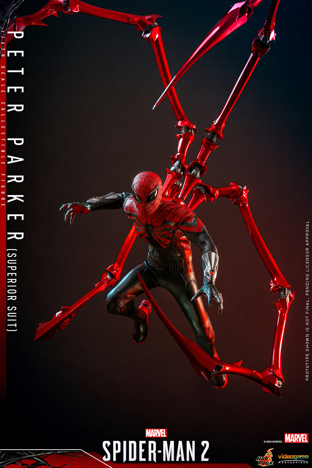 Hot Toys 1/6 Spiderman Peter Parker (Superior Suit)