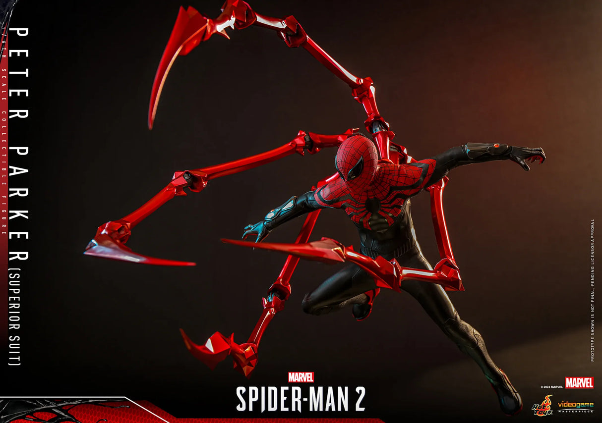 Hot Toys 1/6 Spiderman Peter Parker (Superior Suit)