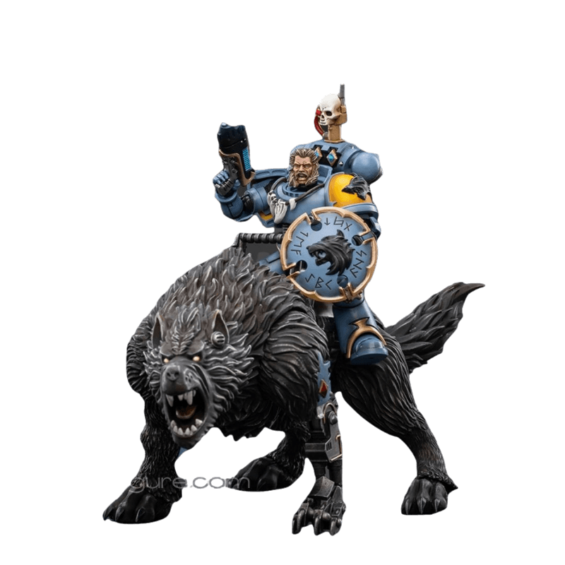 JoyToy Action Figure Warhammer 40K Space Wolves Thunderwolf Cavalry Frode