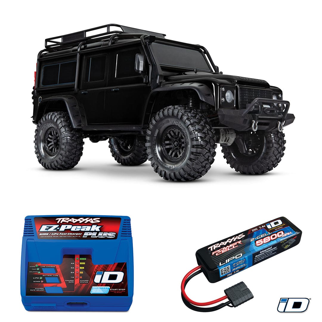 Traxxas TRX-4 Land Rover Defender - Black Edition (Vinçli)