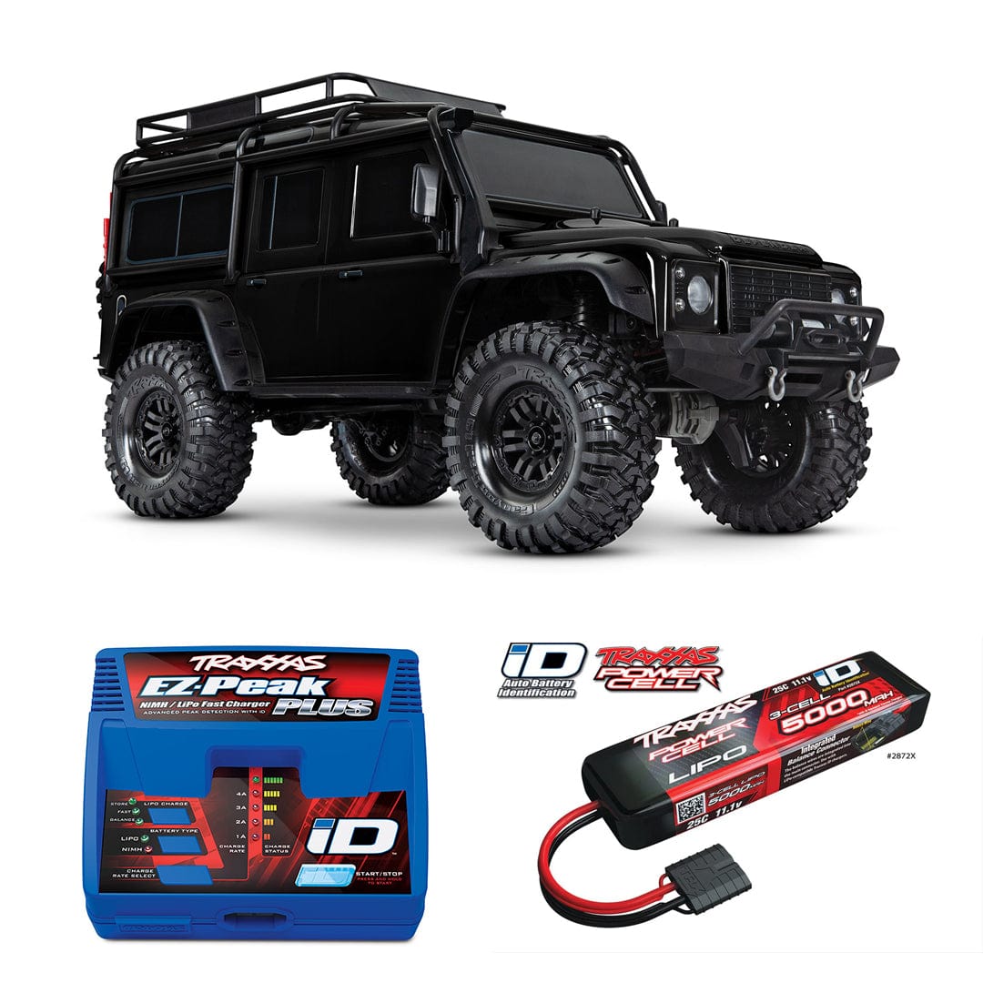Traxxas TRX-4 Land Rover Defender - Black Edition (3S Combo Paket)
