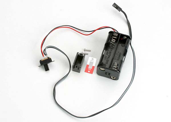 Battery holder, 4-cell/ on-off switch