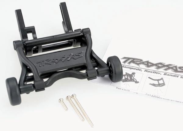 Wheelie bar, black (fits Slash, Stampede, Rustler, Bandit series)
