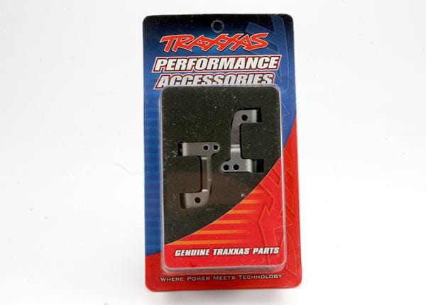 Titanium-anodized 6061-T6 Aluminum Caster Blocks, 25-degree (left & right)