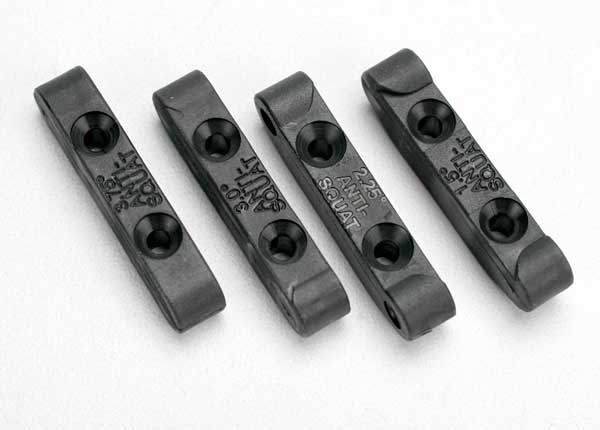 Mounts, suspension pin (rear anti-squat blocks) (1.5, 2.25, 3.0 & 3.75 degree) (1 each)