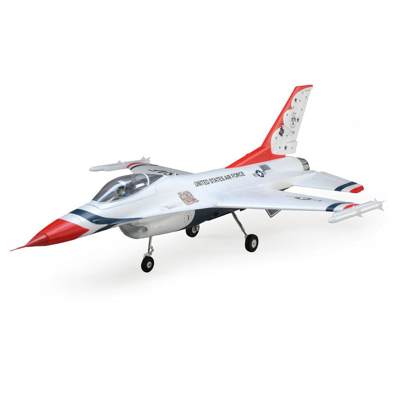 E-flite F-16 Thunderbirds 70mm EDF Jet BNF Basic - AS3X / SAFE
