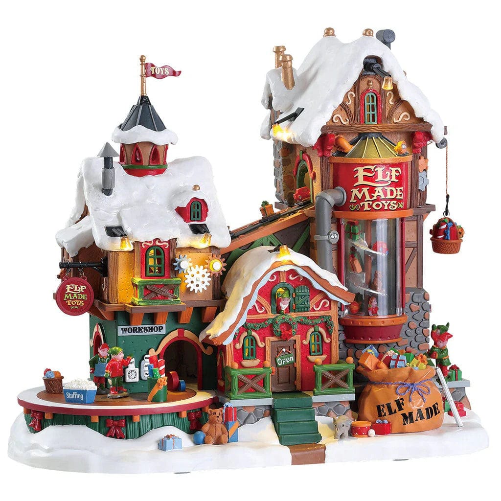 Lemax Elf Made Toy Factory