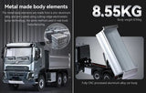[Detay] Double E Hobby Volvo FMX 1/14 - çinko alüminyum metal gövde ve CNC damper