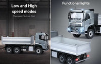 [Motor] Double E Hobby Volvo FMX 1/14 - çift vites modu ve fonksiyonel aydınlatma