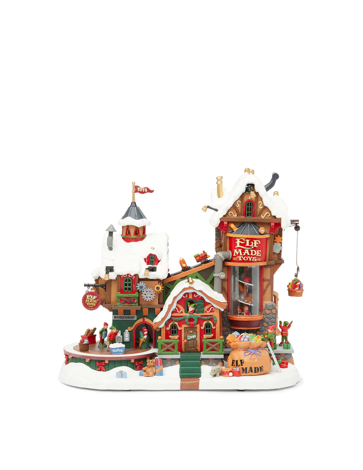 Lemax Elf Made Toy Factory