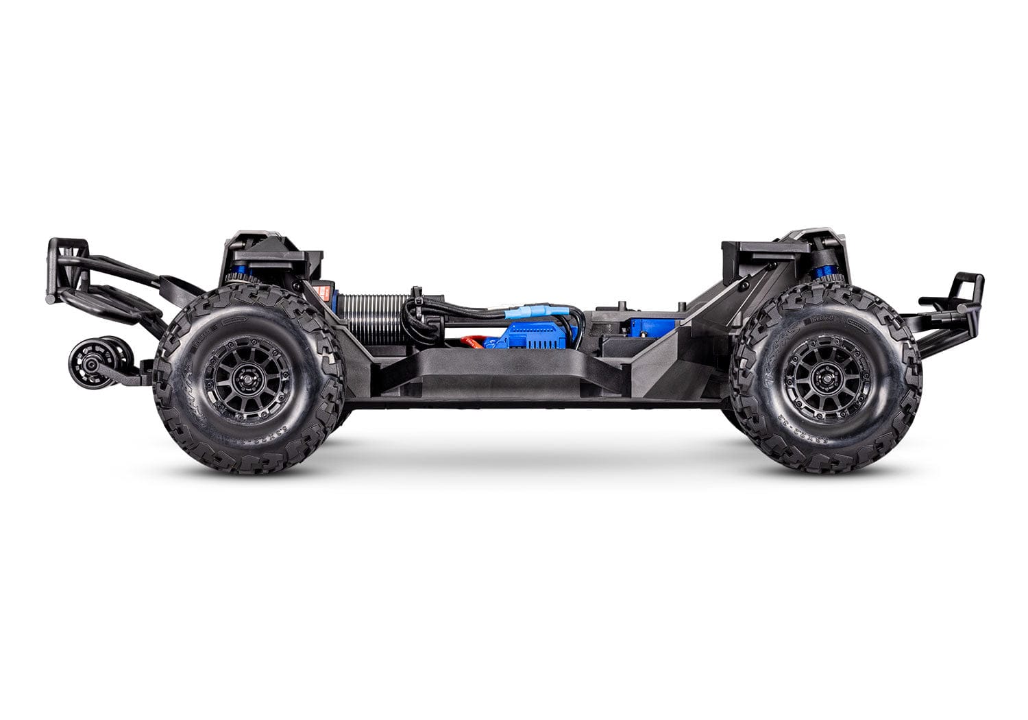 [Motor] Traxxas Maxx Slash 6S - şasi yandan elektronik kurulumu görünümü