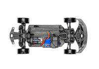[Motor] Traxxas 4-Tec Mustang - Titan Drift motor ve XL-5 ESC yerleşimini gösteren şasi üstten