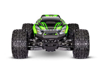 [Dış] Traxxas Mini Maxx - Yeşil gövde stüdyo cepheden tam araç
