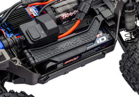 [Motor] Traxxas Mini Maxx - Pil tepsisi ve 2S LiPo batarya yerleşimi yakın çekim