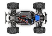 [Motor] Traxxas Mini Maxx - Üstten şasi görünümü, motor ve ESC yerleşimi