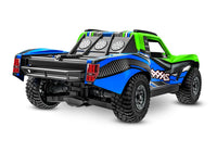 [Dış] Traxxas Mini Slash - yeşil kasa arka 3/4 stüdyo görünümü