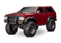 [Dış] Traxxas TRX-4 Pathfinder - kırmızı araç stüdyo arka çapraz görünüm