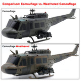 RC ERA C032 UH1 Gray Weathered Marine - RC Helikopter