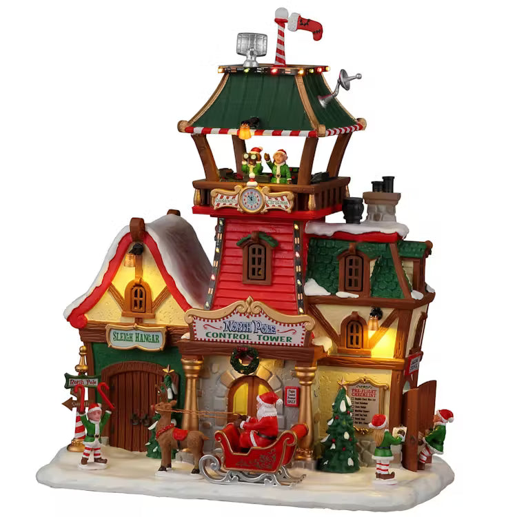 Lemax North Pole Control Tower
