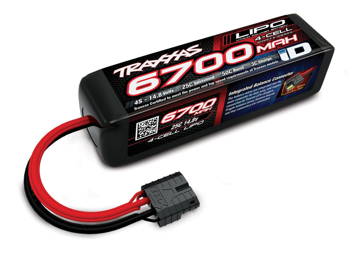 Traxxas Power Cell, 14.8V, 6700mAh, 25C LiPo