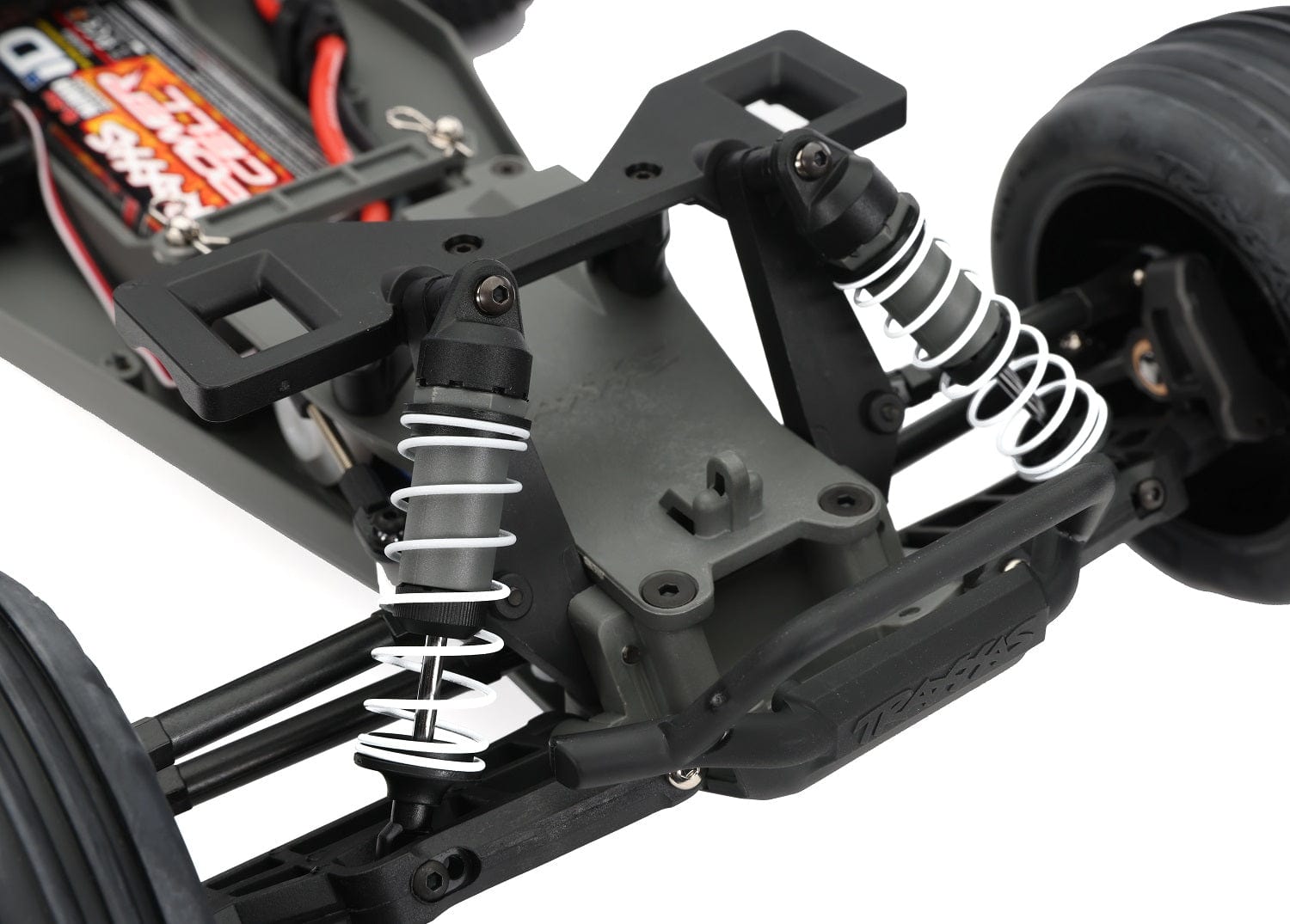 [Motor] Traxxas Rustler XL-5 - Ön süspansiyon GTR şok ve salıncak kol detayı