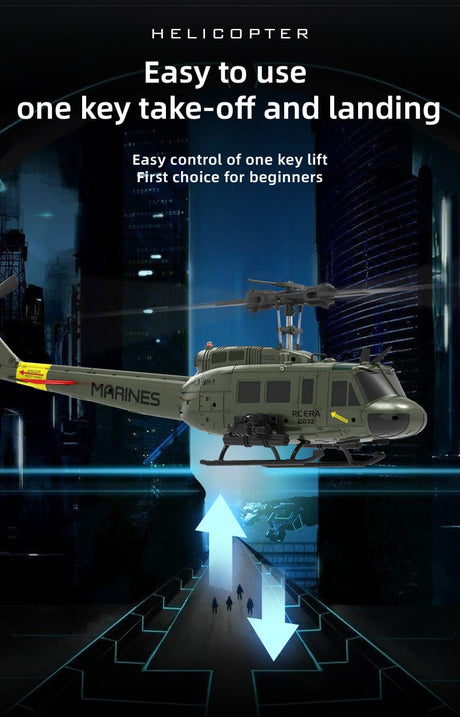 RC ERA C032 UH1 Green - RC Helikopter