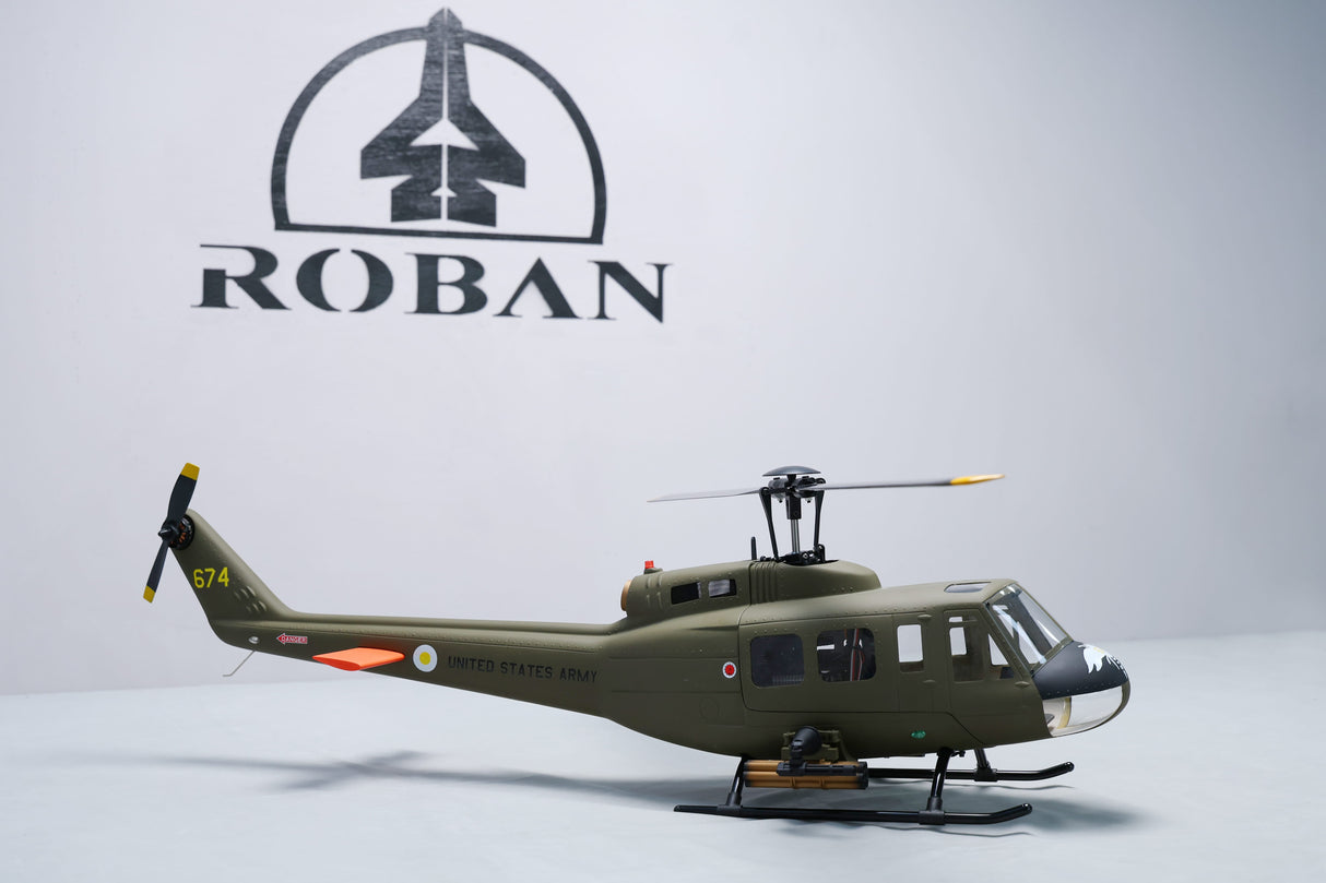 Roban 470 UH-1D RTF Scale RC Helikopter - görünüm 4