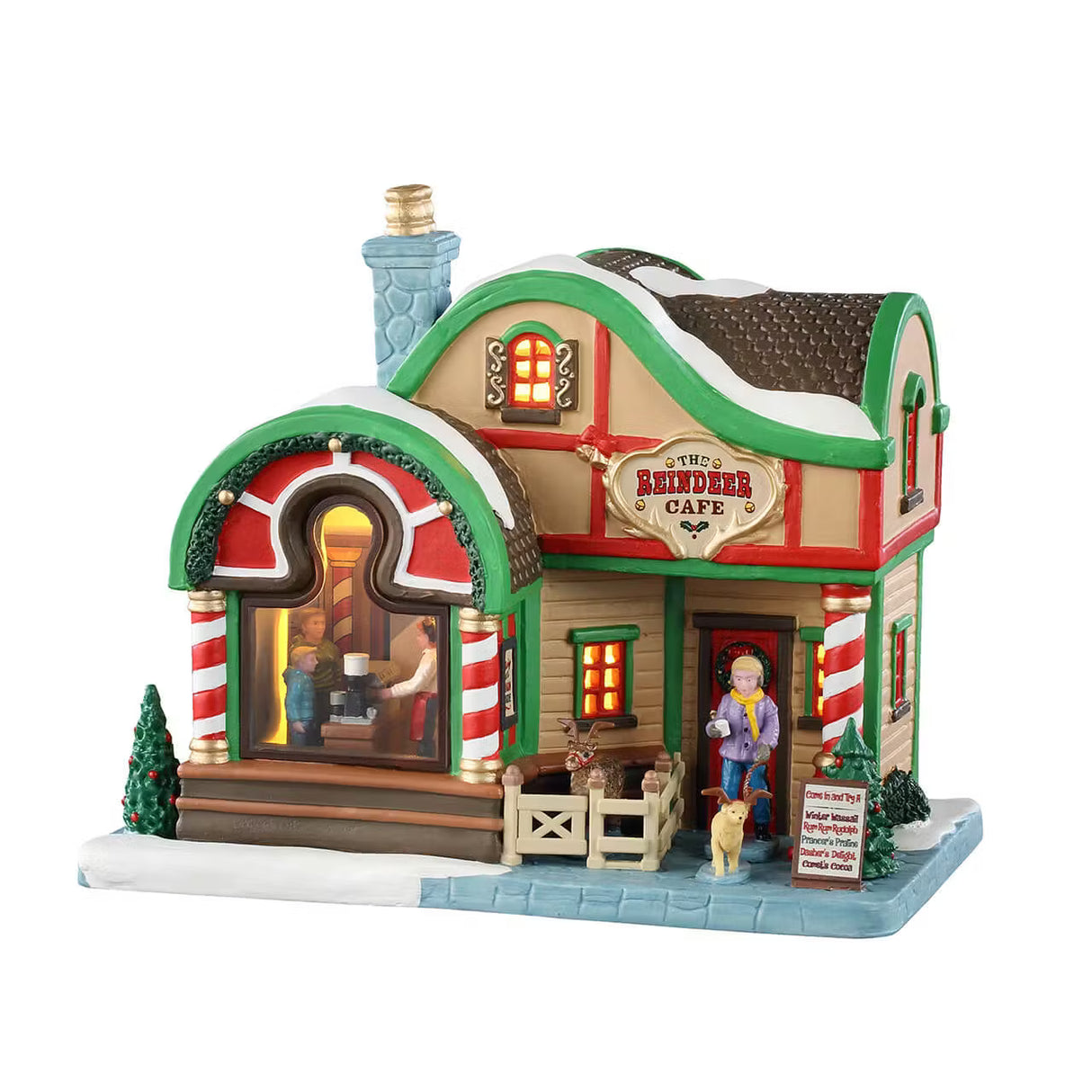 Lemax The Reindeer Cafe