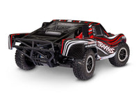 [Dış] Traxxas Slash 2WD XL-5 - kırmızı kasalı 1/10 ölçek RC short course truck stüdyo arkadan 3/4 görünüm