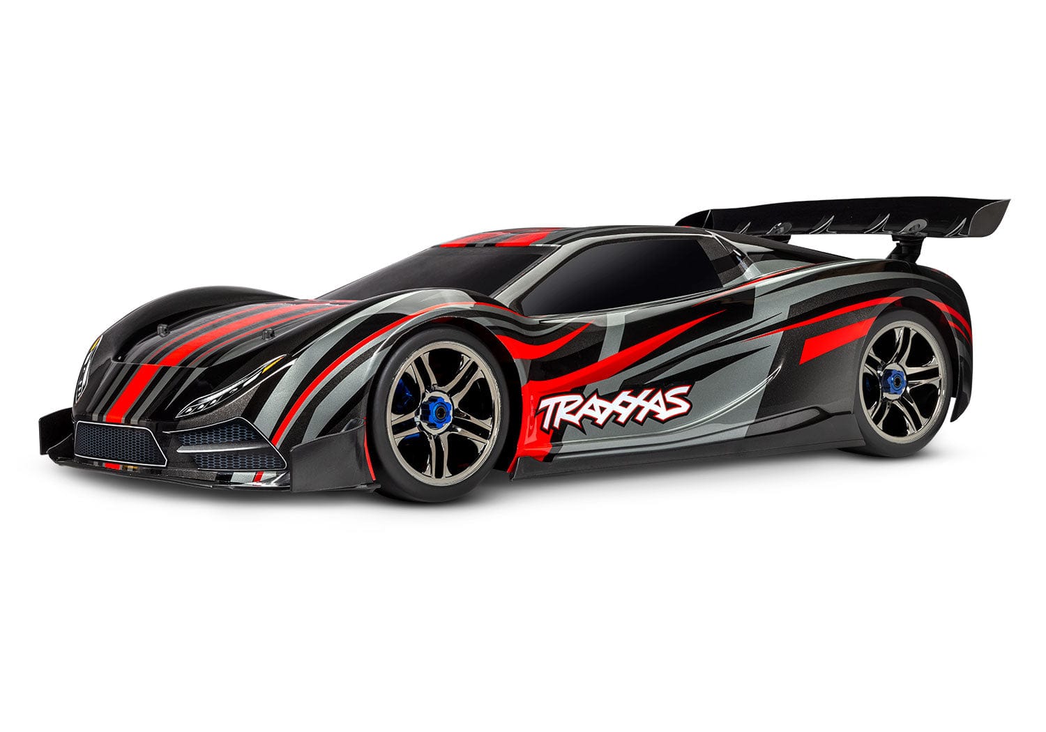 [Dış] Traxxas XO-1 - sol ön çeyrek görünüm, kırmızı kaplama