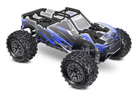 [Dış] Traxxas Stampede 2S - mavi şeffaf clipless kaporta stüdyo görünüm