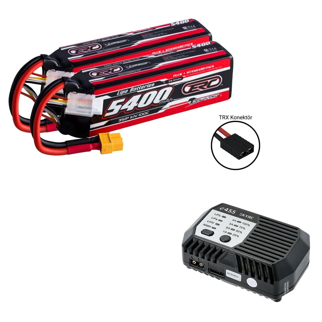 ERC Plus 2x 3S LiPo / SkyRC Şarj Aleti - 6S Başlangıç Paketi